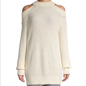 SOLD Free People Cold-Shoulder Cotton Sweater